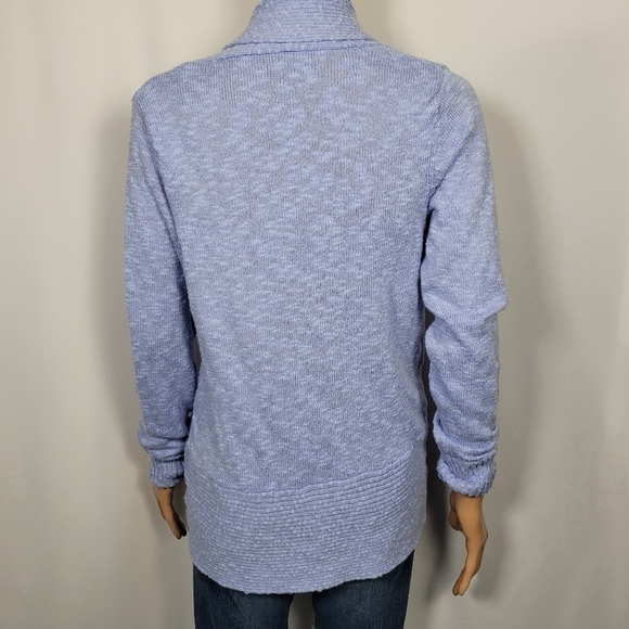 Kenneth Cole NY Womens Light Blue Sweater in a Size Medium - Picture 4 of 13